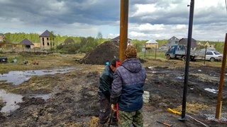 Заказать монтаж винтовых свай в Сосногорск - цена под ключ с доставкой от 1904 шт